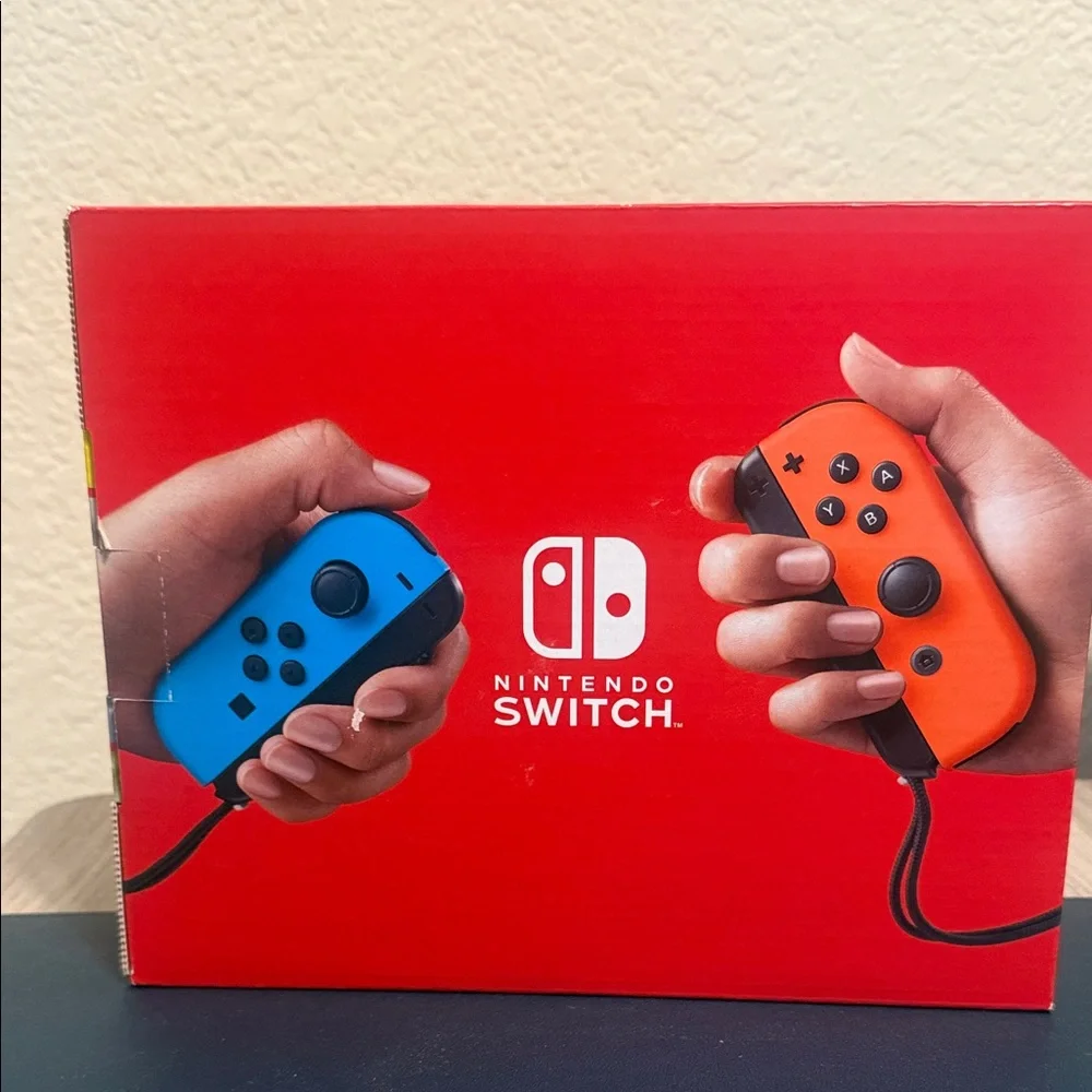 Nintendo Switch Console - Bright Red and Blue
